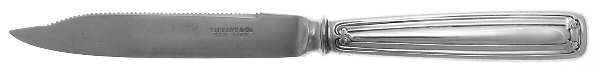 St. Dunstan (Sterling, 1909, No Monograms) Orange Knife with Silverplate Blade