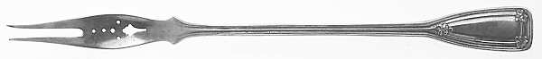 St. Dunstan (Sterling, 1909, No Monograms) Long Handle Olive Fork