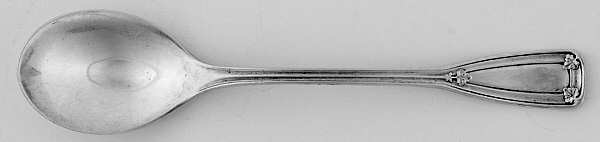 St. Dunstan (Sterling, 1909, No Monograms) Large Chocolate Spoon