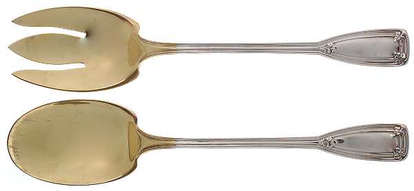 St. Dunstan (Sterling, 1909, No Monograms) (2 Pc) Solid Salad Set