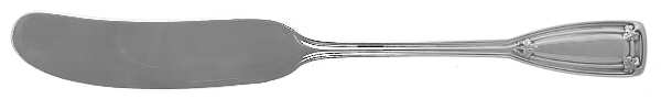 St. Dunstan (Sterling, 1909, No Monograms) Flat Handle Butter Spreader