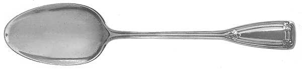 St. Dunstan (Sterling, 1909, No Monograms) Individual Pap/Fruit Spoon
