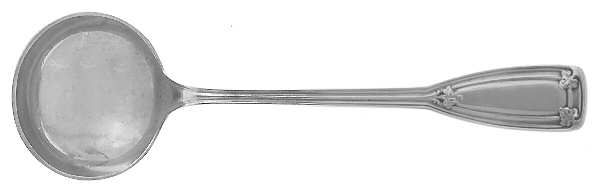 St. Dunstan (Sterling, 1909, No Monograms) Round Bowl Soup Spoon (Bouillon)