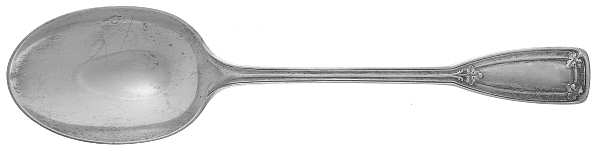St. Dunstan (Sterling, 1909, No Monograms) Vegetable Serving Spoon (Solid)