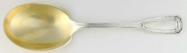 St. Dunstan (Sterling, 1909, No Monograms) Large Solid Berry/Casserole Spoon