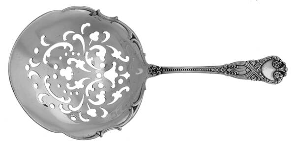 St. James (Sterling, 1898, No Monograms) Pierced Saratoga Chips Server