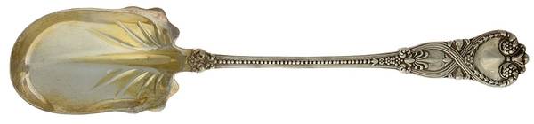 St. James (Sterling, 1898, No Monograms) Solid Salad Serving Spoon