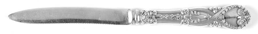 St. James (Sterling, 1898, No Monograms) Individual Orange Knife, Solid Piece