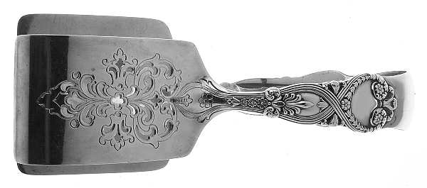 St. James (Sterling, 1898, No Monograms) Solid Piece Aspragus Tongs