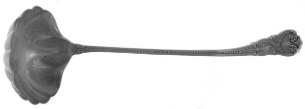 St. James (Sterling, 1898, No Monograms) Long Hemispherical Cream Ladle