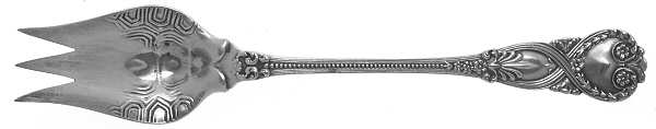 St. James (Sterling, 1898, No Monograms) Large Individual Terrapin Fork