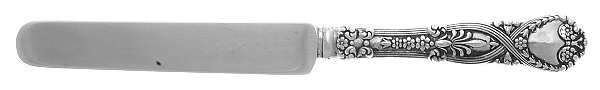 St. James (Sterling, 1898, No Monograms) Hollow Handle Youth/Tea Knife with Sterling Blade