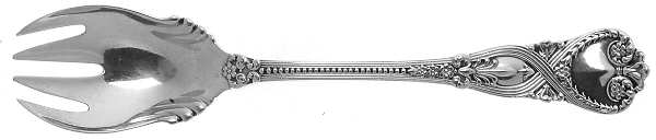 St. James (Sterling, 1898, No Monograms) Old Style Ice Cream Fork