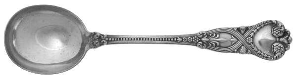 St. James (Sterling, 1898, No Monograms) Round Bowl Soup Spoon (Gumbo)