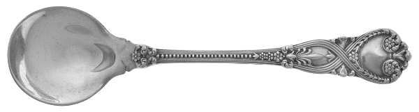 St. James (Sterling, 1898, No Monograms) Round Bowl Soup Spoon (Bouillon)