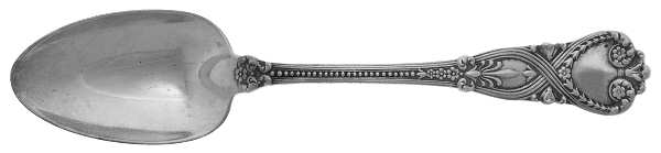 St. James (Sterling, 1898, No Monograms) Dessert/Oval Soup Spoon