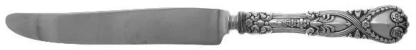 St. James (Sterling, 1898, No Monograms) New French Hollow Knife with Bolster