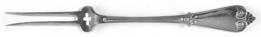 Tiffany (Sterling, 1869) Individual Solid Fruit Fork