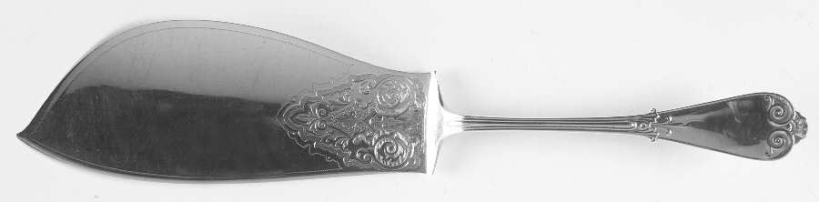 Tiffany (Sterling, 1869) Large Solid Bright Cut Fish Server