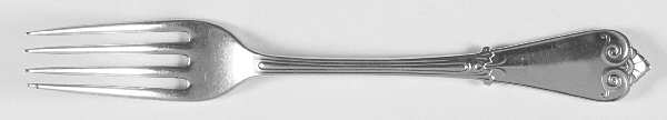 Tiffany (Sterling, 1869) Luncheon/Dessert Fork, Solid Piece
