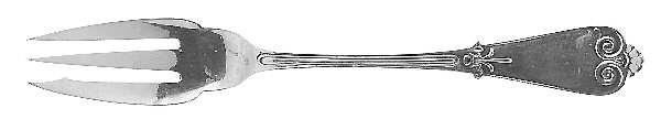 Tiffany (Sterling, 1869) Individual Pie Fork by Tiffany & CO SILVER