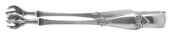 Tiffany (Sterling, 1869) Large Sugar Tongs