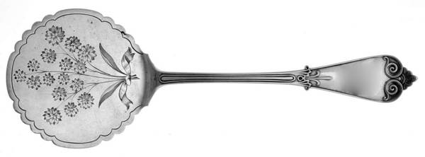 Tiffany (Sterling, 1869) Solid Waffle Server with Bright Cut