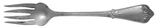 Tiffany (Sterling, 1869) Individual Old Style Solid Fish Fork