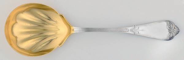 Tiffany (Sterling, 1869) Solid Smooth Berry/Casserole Spoon