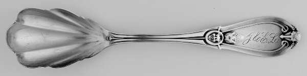 Grecian (Sterling, 1880) Monogram Sugar Shell Spoon