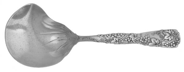 Vine-Multi Motif (Sterling, 1872) Berry Casserole Spoon w/Kidney Bowl