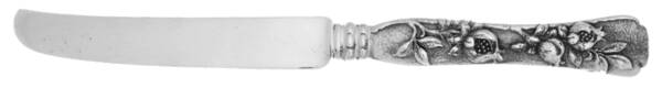 Vine-Multi Motif (Sterling, 1872) Solid Dessert/Tea Knife