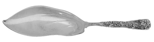 Vine-Multi Motif (Sterling, 1872) Large Solid Fish Serving Knife