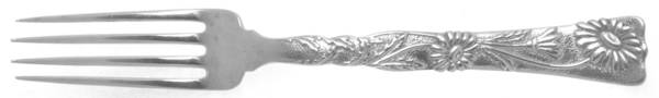 Vine-Multi Motif (Sterling, 1872) Fork-Dessert/Luncheon-Solid Pc