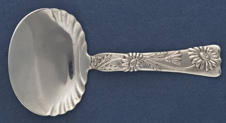 Vine-Multi Motif (Sterling, 1872) Bon Bon Spoon with Fluted Bowl