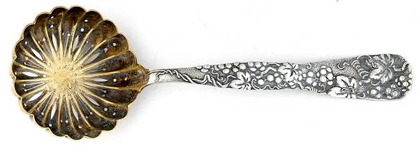 Vine-Multi Motif (Sterling, 1872) Large Oversize Sugar Sifter