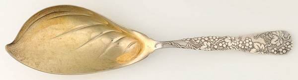 Vine-Multi Motif (Sterling, 1872) Large Solid Ice Cream Server