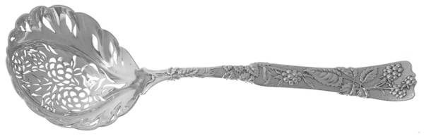 Vine-Multi Motif (Sterling, 1872) Large Sugar Sifter