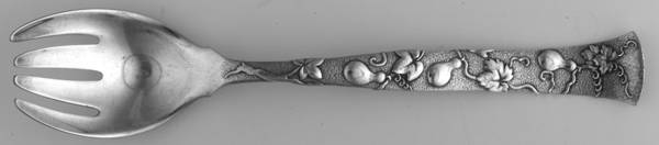 Vine-Multi Motif (Sterling, 1872) Ice Cream Fork