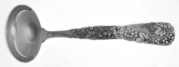 Vine-Multi Motif (Sterling, 1872) Solid Gravy Ladle