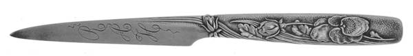 Vine-Multi Motif (Sterling, 1872) Individual Solid Fruit Knife