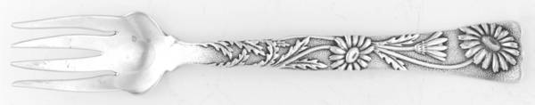 Vine-Multi Motif (Sterling, 1872) Individual Old Style Solid Fish Fork