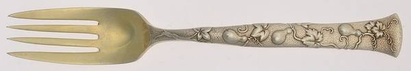 Vine-Multi Motif (Sterling, 1872) Fork-Pastry