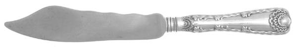 Wave Edge (Sterling, 1884) Individual Hollow Handle Fish Knife-Sterling Blade