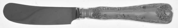 Wave Edge (Sterling, 1884) Butter Spreader Hollow Hdl-Paddle/Stainless Blade
