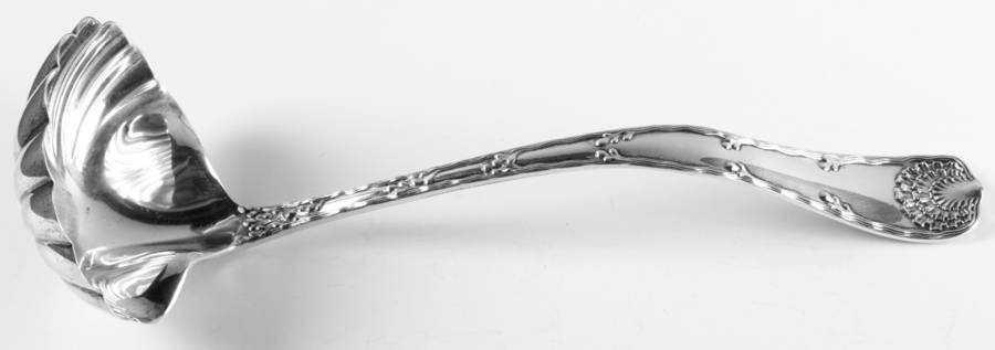 Wave Edge (Sterling, 1884) Punch Ladle with Hemispherical Bowl