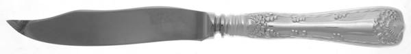 Wave Edge (Sterling, 1884) Individual Fish Knife with Stainless Blade