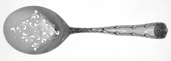Wave Edge (Sterling, 1884) Solid Pierced Egg Server