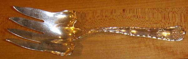 Wave Edge (Sterling, 1884) Small Solid Fish Serving Fork