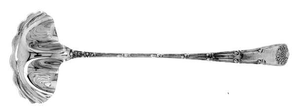 Wave Edge (Sterling, 1884) Long Hemispherical Cream Ladle